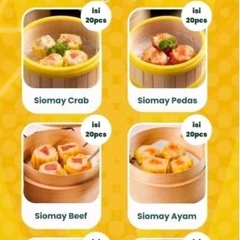 

Dimsum fresh Frozen Kemasan Kecil kualitas premium