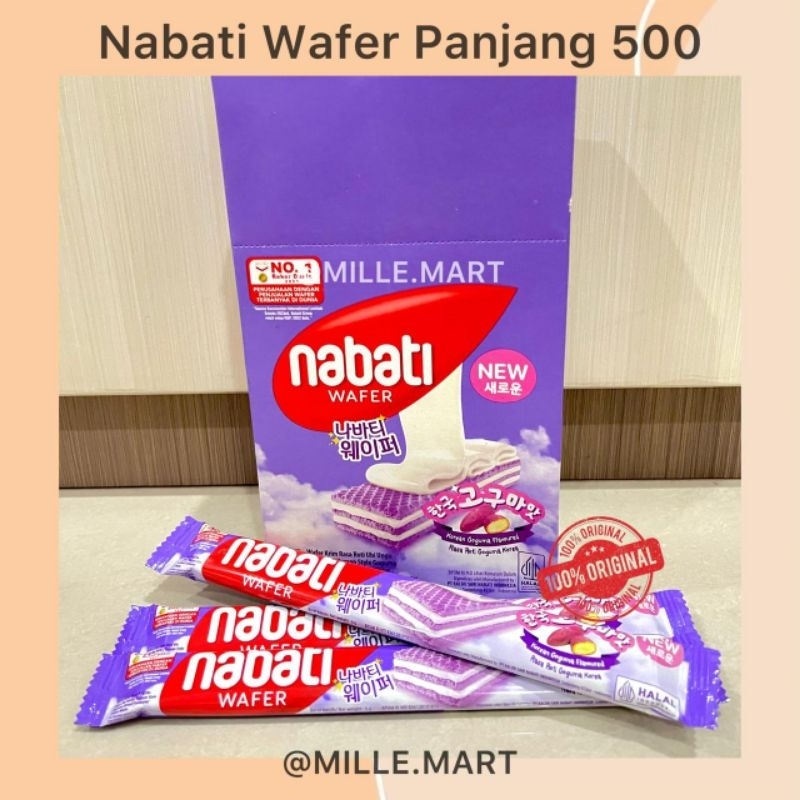 

[Per Pcs] WAFER NABATI GOGUMA WAFER PANJANG 500 6GR