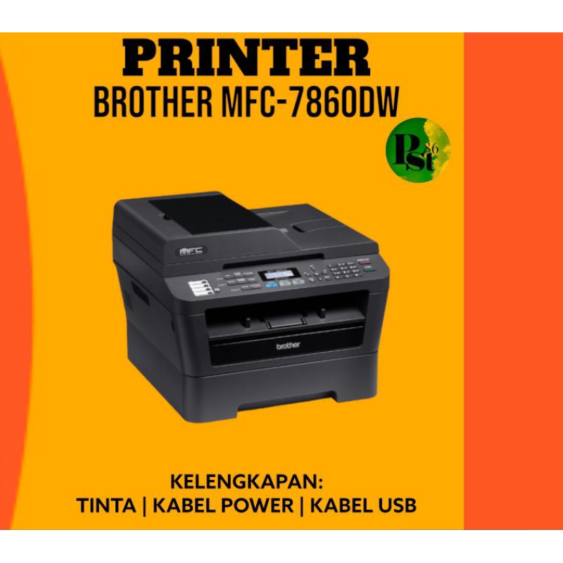 Printer Brother MFC-7860DW Fotocopy Mini  Duplex Mono