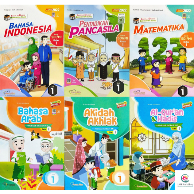 Buku Paket Kelas 1 SD Pustaka Mulia Kumer/Kurikulum Merdeka
