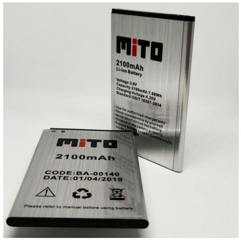 BATERAI/BATTRY BATRE HP MITO Z1 4G A37/MITO. BA000140 BATERAI BATTARY BATRE MITO BA000140 ORIGINAL 9