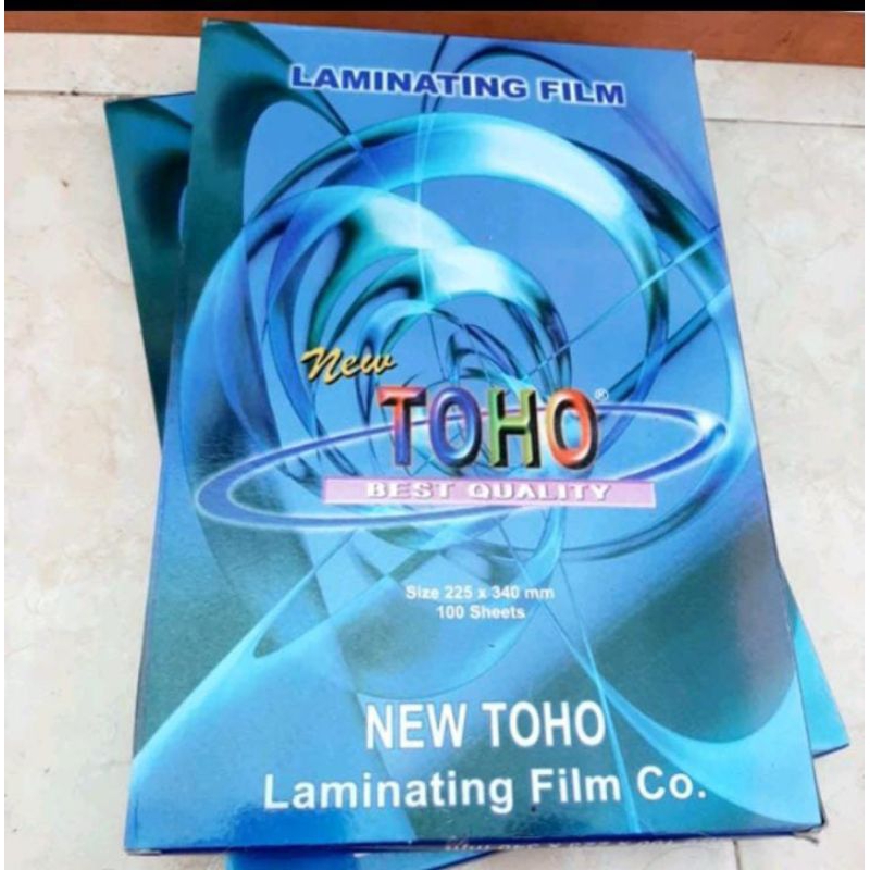 

Plastik Laminating Toho A4 / F4 isi 100 Lembar