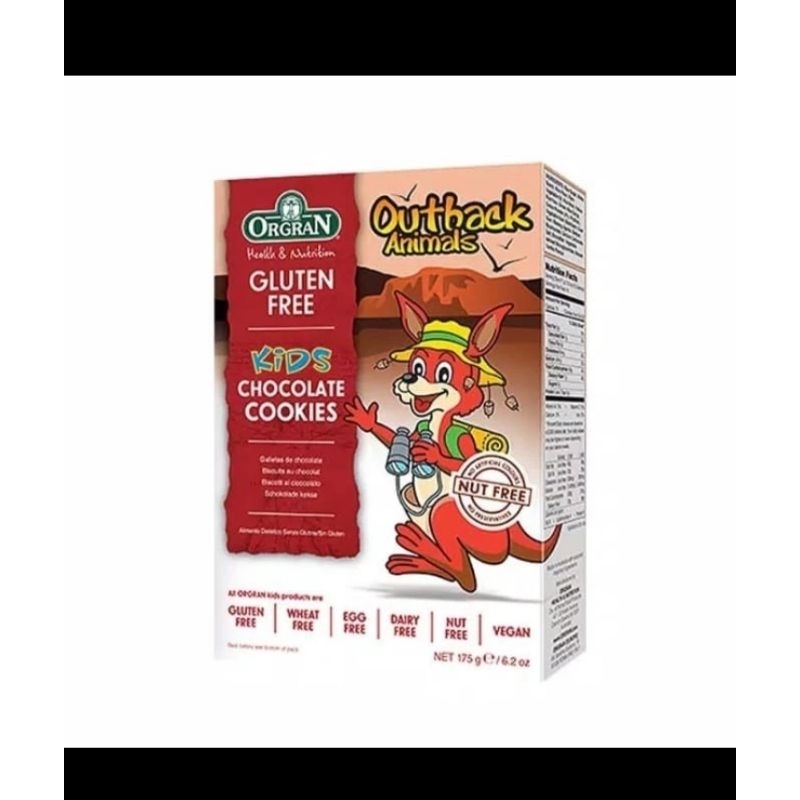 

Orgran biscuit biskuit choco cookies Chocolate gluten free 175gr