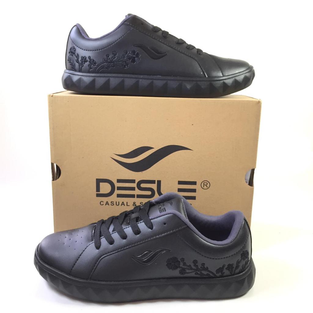 SEPATU DESLE ESTEE CALIO HITAM/SEPATU SEKOLAH/SEPATU CASUAL WANITA