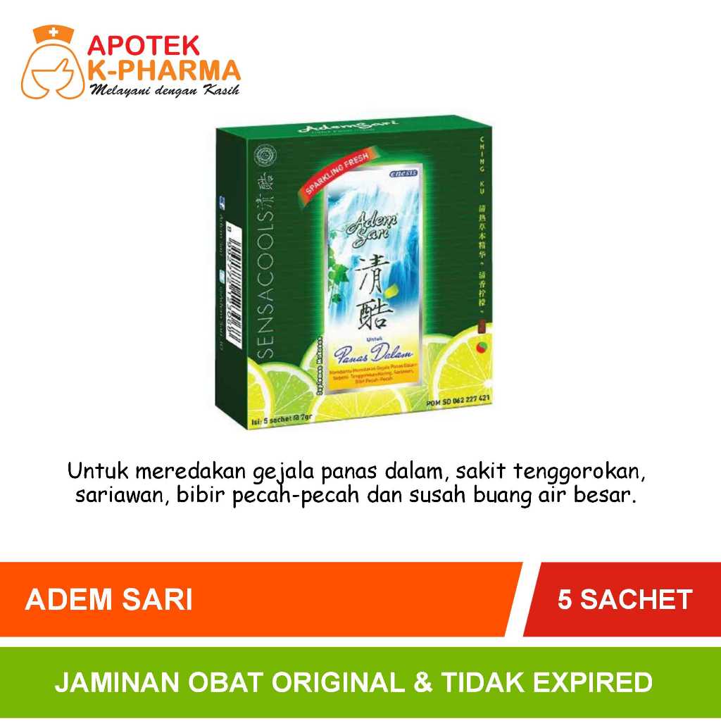 

Adem Sari Box Isi 5 Sachet Original