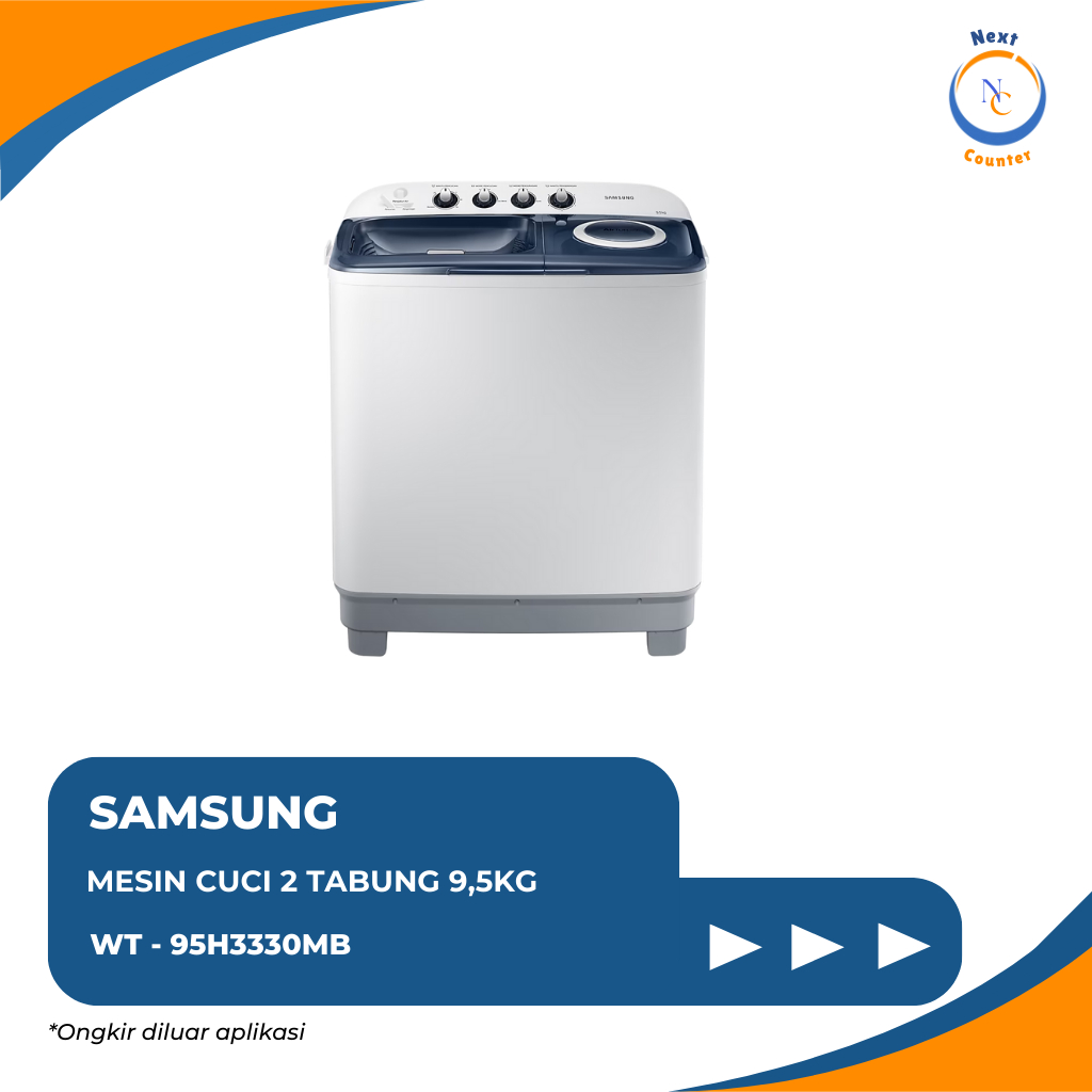 SAMSUNG MESIN CUCI 2 TABUNG 9,5KG 95H3330MB