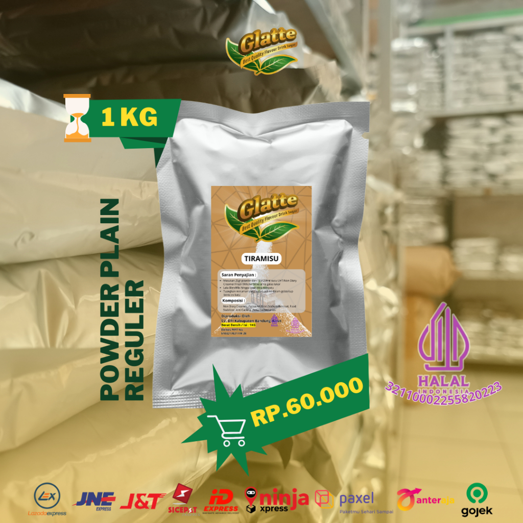 

Serbuk Minuman Tiramisu Glatte / Powder Plain Glatte Tiramisu