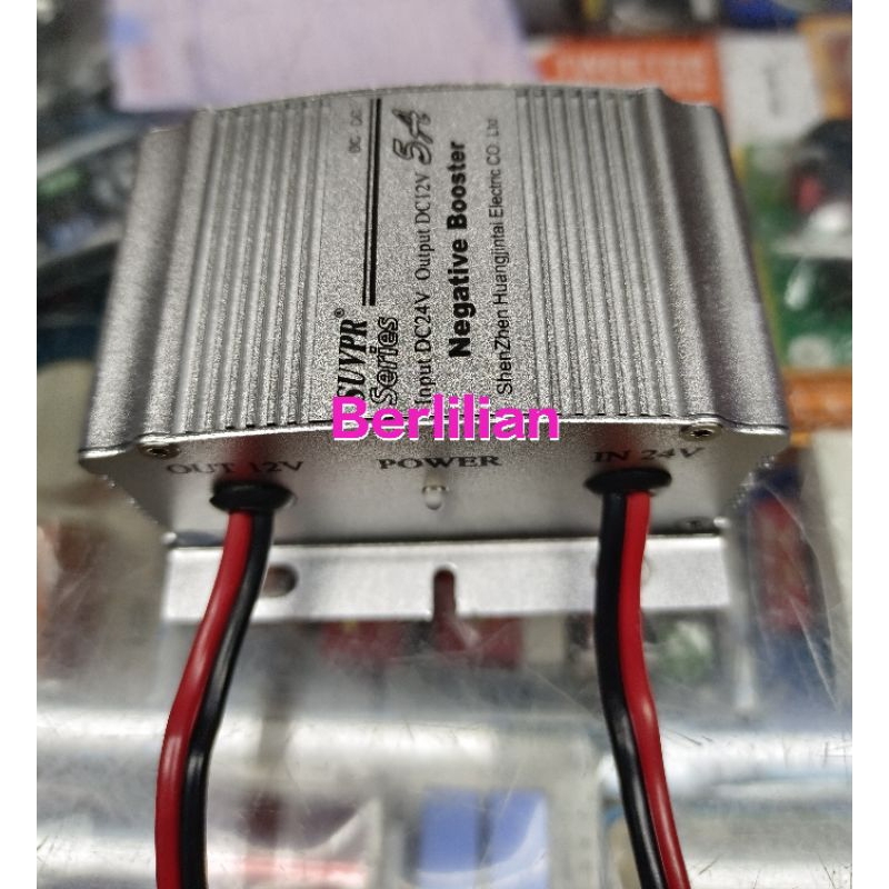Converter 5A 24V ke 12V DC / Negative Booster 5A DC 24V ke 12V