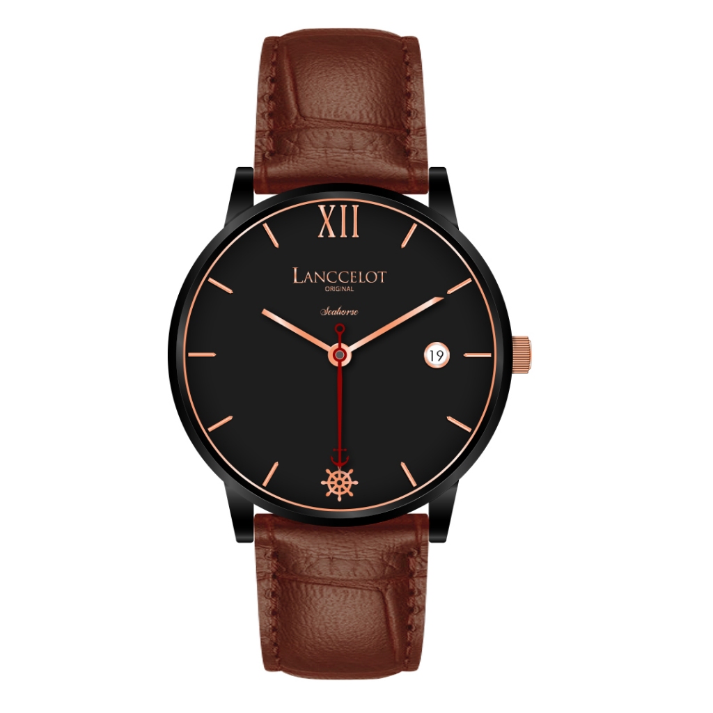 Jam Tangan Lanccelot Seahorse King of Castor Pria