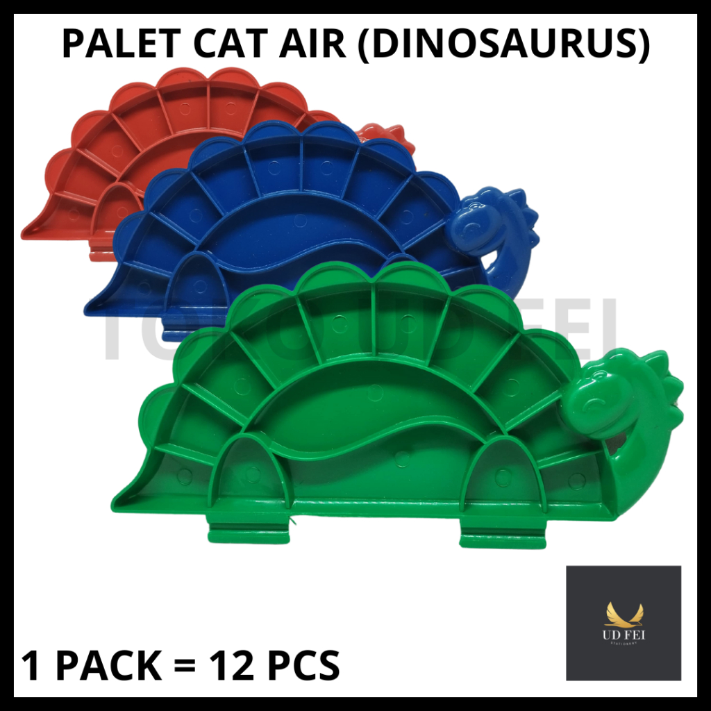(1 PACK = 12 PCS) Palet Cat Air/ Palet Lukis/ Palet Cat Minyak/ Palet lusinan harga grosir/Palet mur