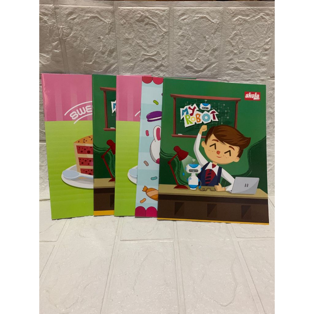 

Buku Tulis Sidu SKOLA 58 38 Lembar 5 BUKU Murah / Buku Sekolah - SAMPUL COKLAT 5