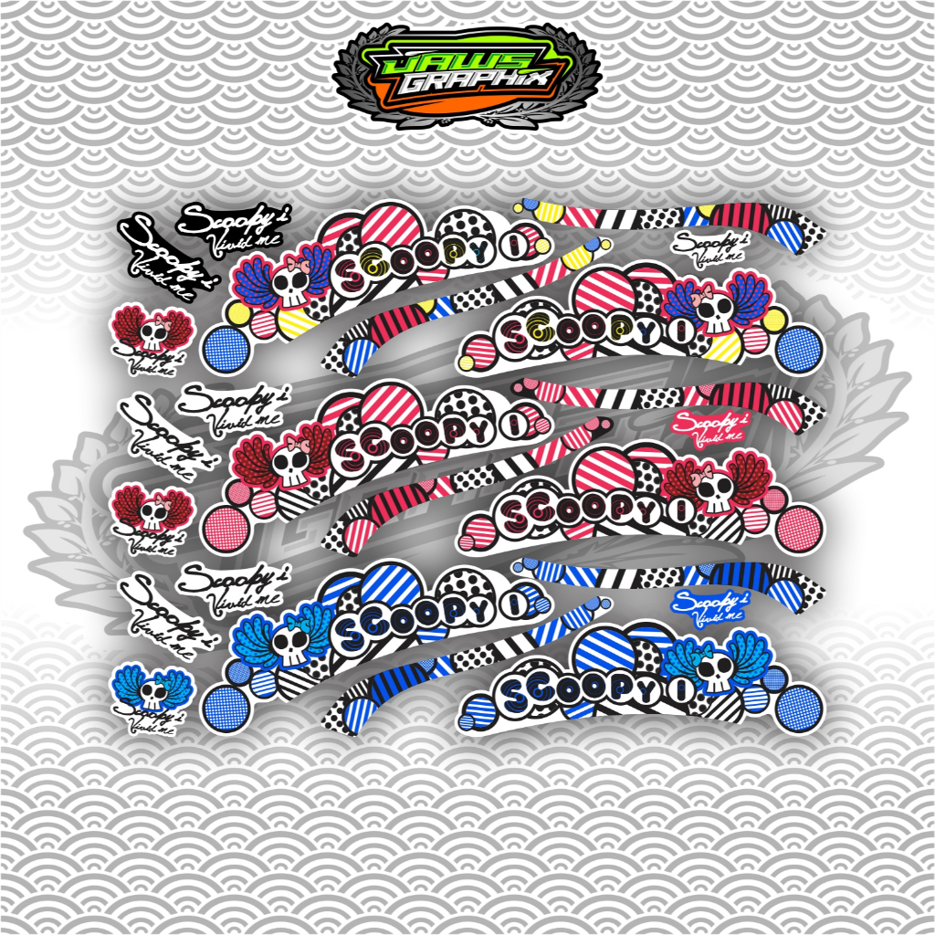 STRIPING SCOOPY KARBU scoopy i 2010 vivie