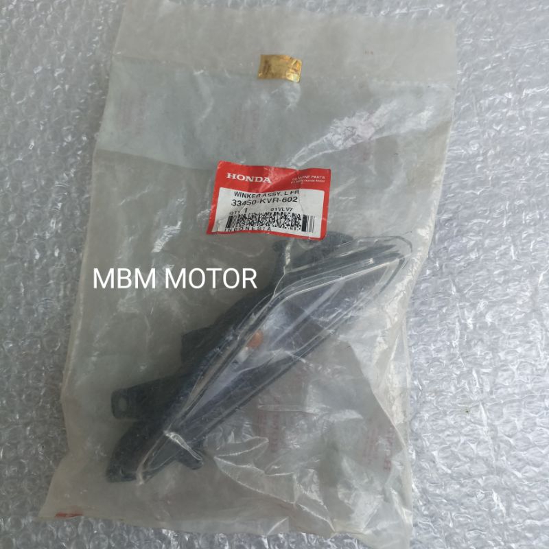 LAMPU SEIN SEN DEPAN KIRI HONDA REVO100 REVO 100 LANCIP LAMA ORI AHM 33450-KVR-602