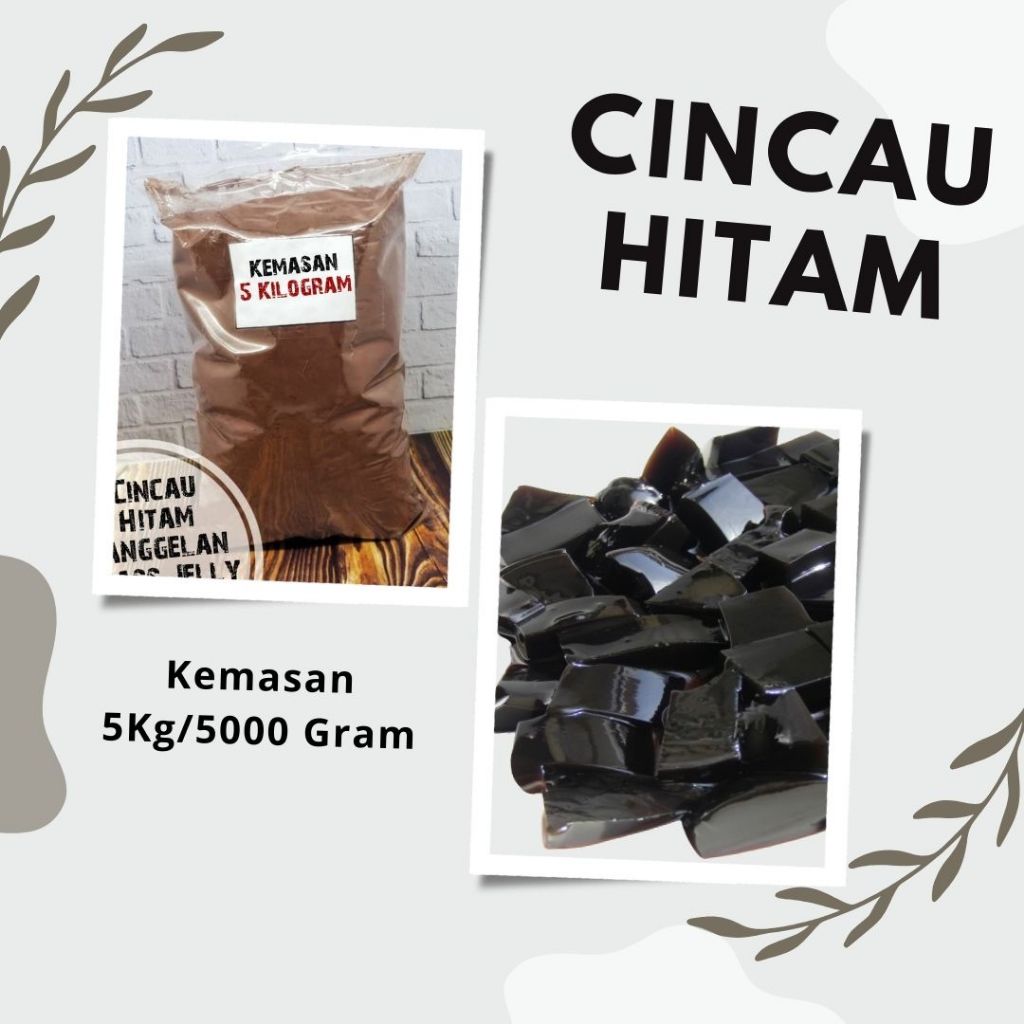 

Serbuk Cincau Hitam Bahan Berkualitas Murni Janggelan Kemasan 5Kg