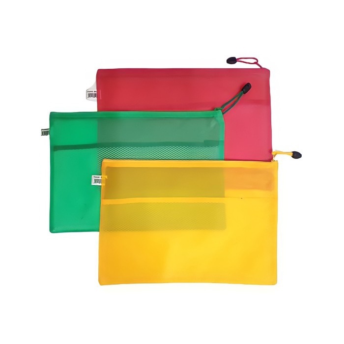 

Map Data Zipper / Tas Kecil Dokumen Resleting Jaring A5 - Microtop BW-54 MURAH