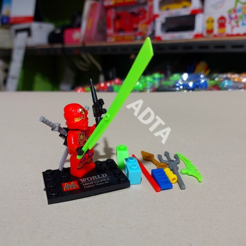 Mainan Bricks Roboman Ninja Hero Mc319 1Pcs