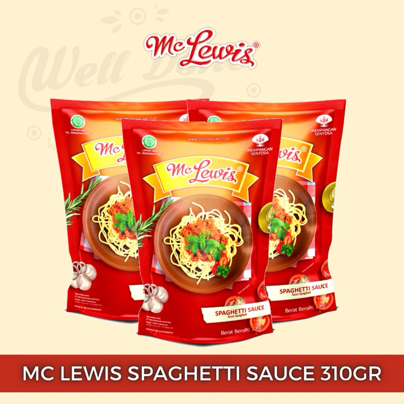 

Mc Lewis Spaghetti Sauce 310gr