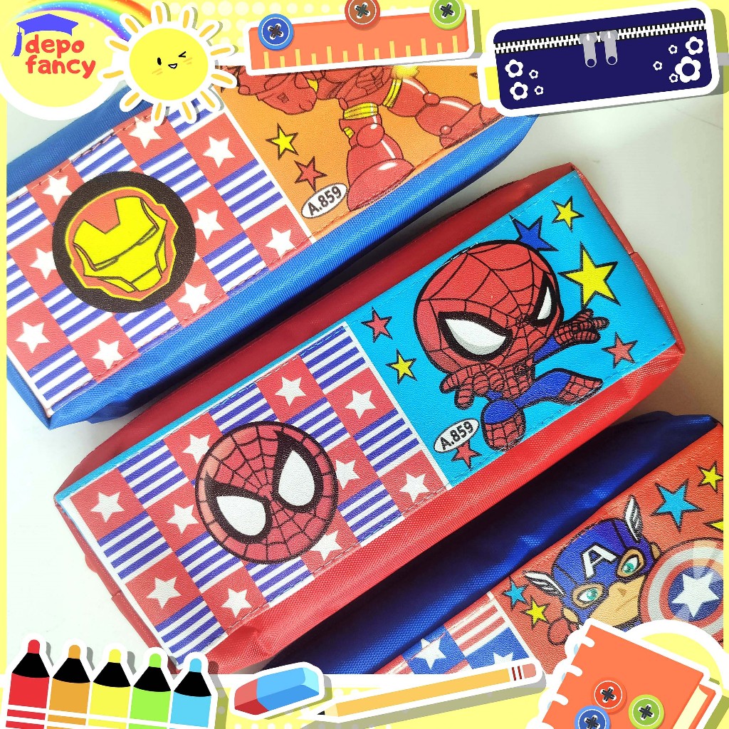 

Kotak Pensil Kain 1 Resleting A859 / Pencil Case / Tepak Pensil / Boks Pensil / Box Pencil