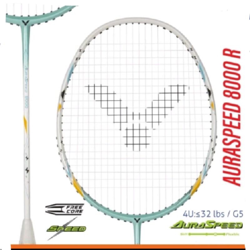 raket badminton victor original auraspeed 8000 bulutangkis auraspeed 9000