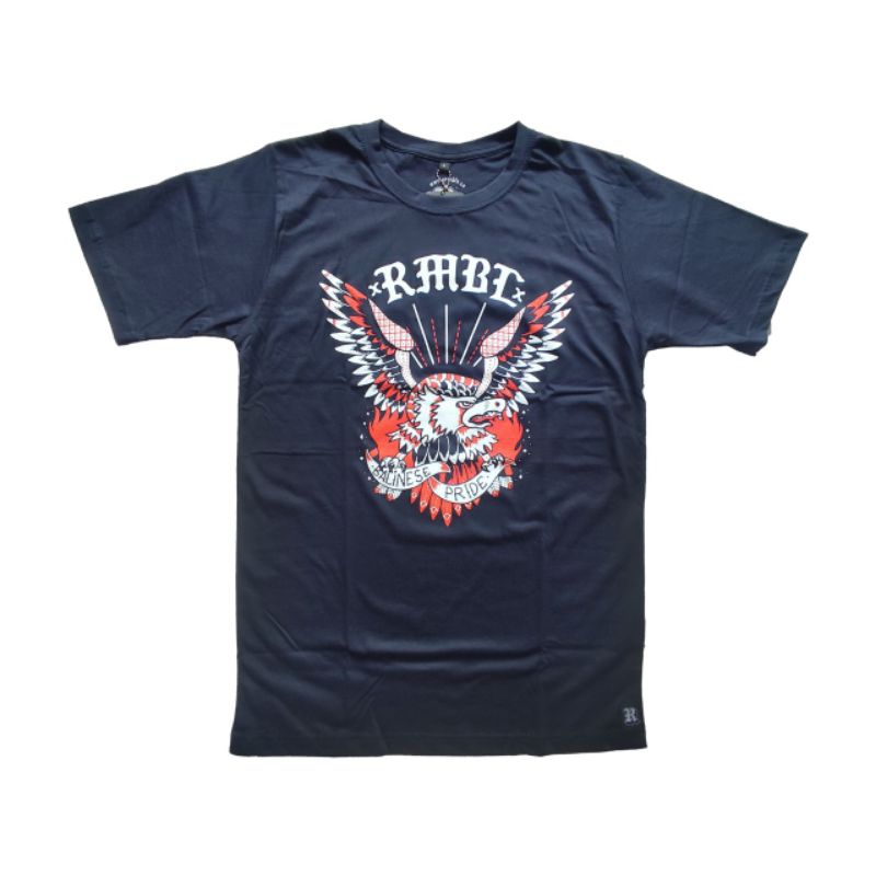 RMBL KAOS / TSHIRT RUMBLE KUSTOM EAGLE NAVY / TS RKEGL NV