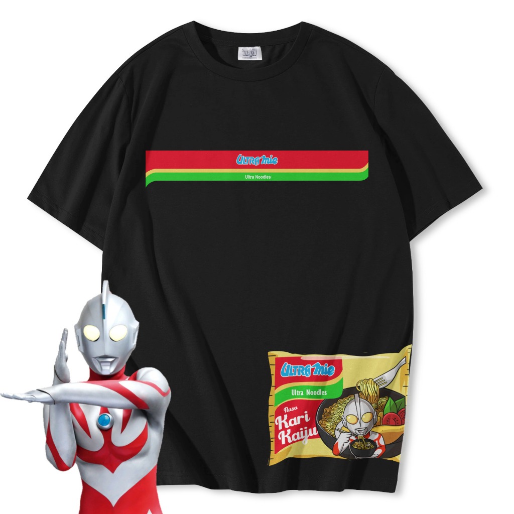 Kaos Ultraman Ultramie Tokusatsu Tshirt Otaku Wibu Retro Unisex