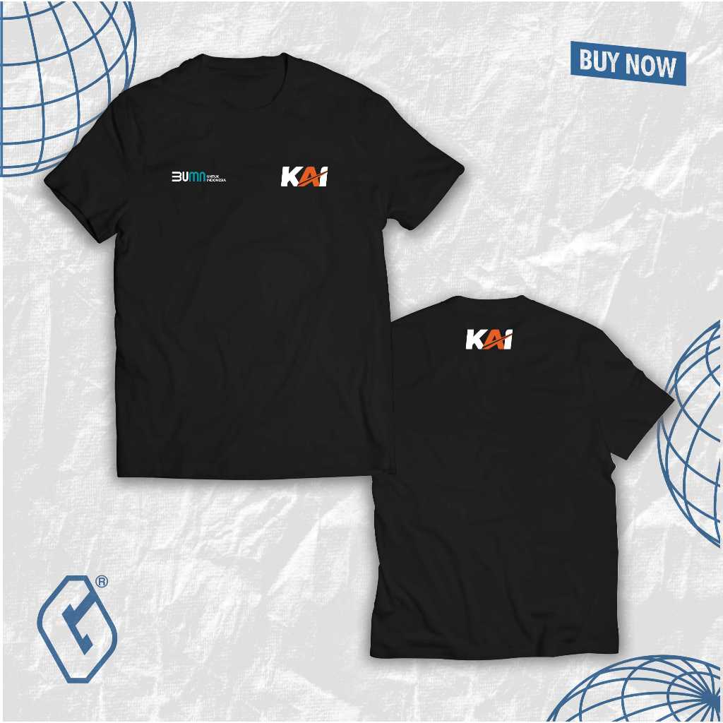 kaos pt kai / baju kereta api indonesia