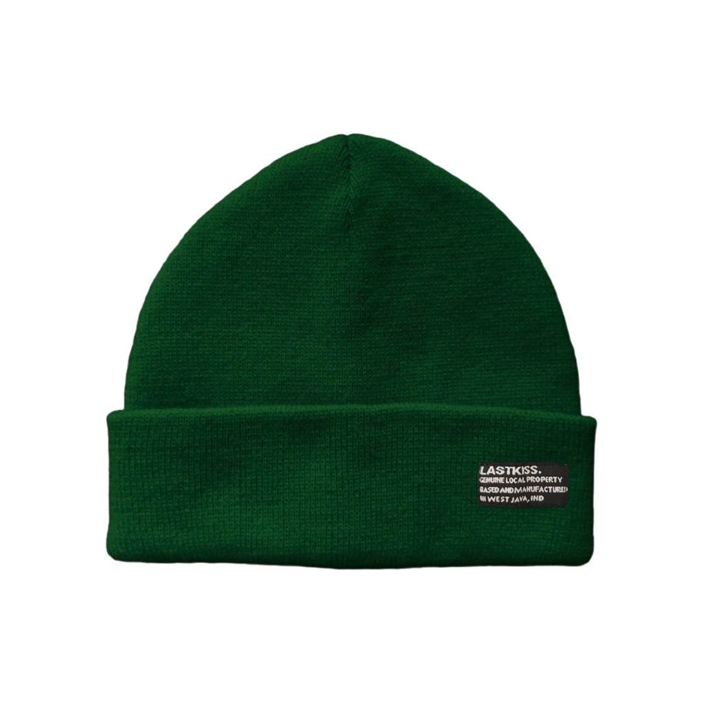 Beanies Hat Topi Kupluk Unisex - Hijau Tua