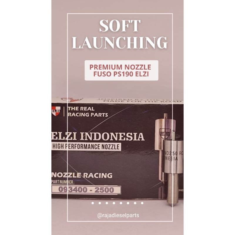 (NEW) ELZI PREMIUM Nozzle 093400-2500 / DLLA157SND250 NOZZLE MITSUBISHI FUSO PS190 6D16 SND250 ELZI 