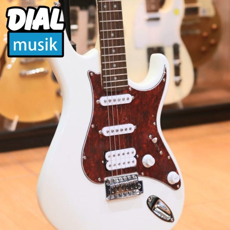 Cort G115 Olympic White - Gitar Stratocaster HSS G 115 / G-115