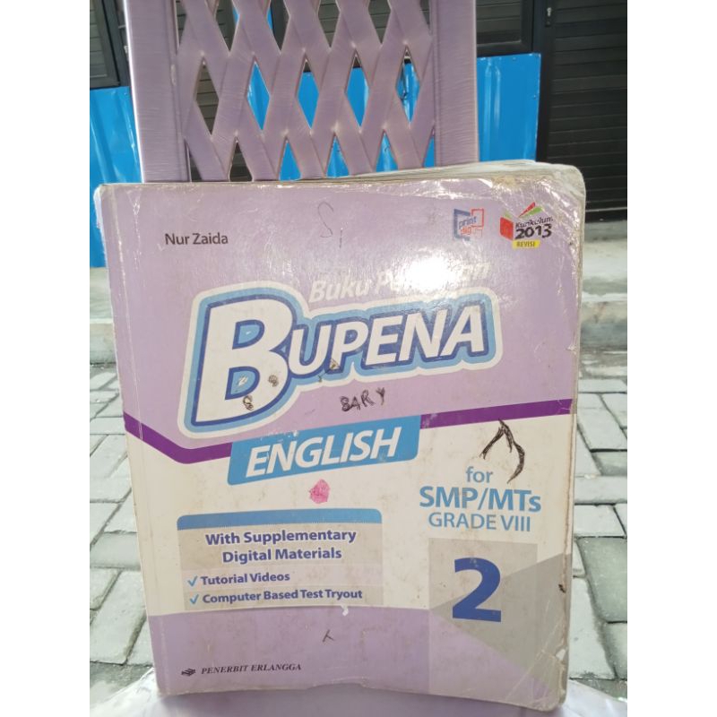 BUPENA ENGLISH KELAS 2 SMP 2013