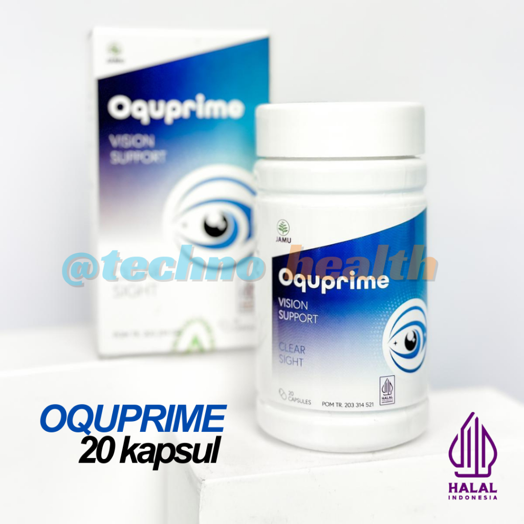 TEKNOHEALTH Oquprime Herbal Mata Original 20 Kapsul