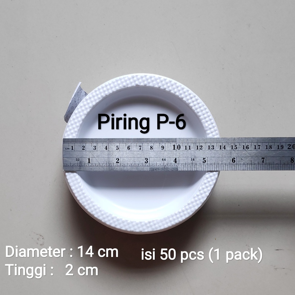 piring plastik putih, piring plastik makan, piring p6/piring p7/piring p9