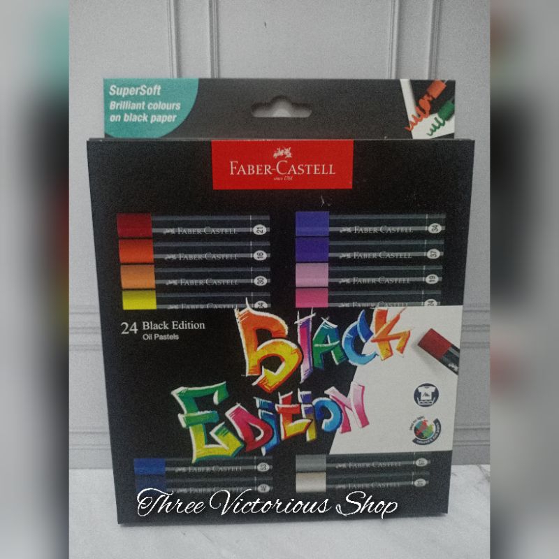 

Original Faber Castell Oil Pastels Black Edition 24