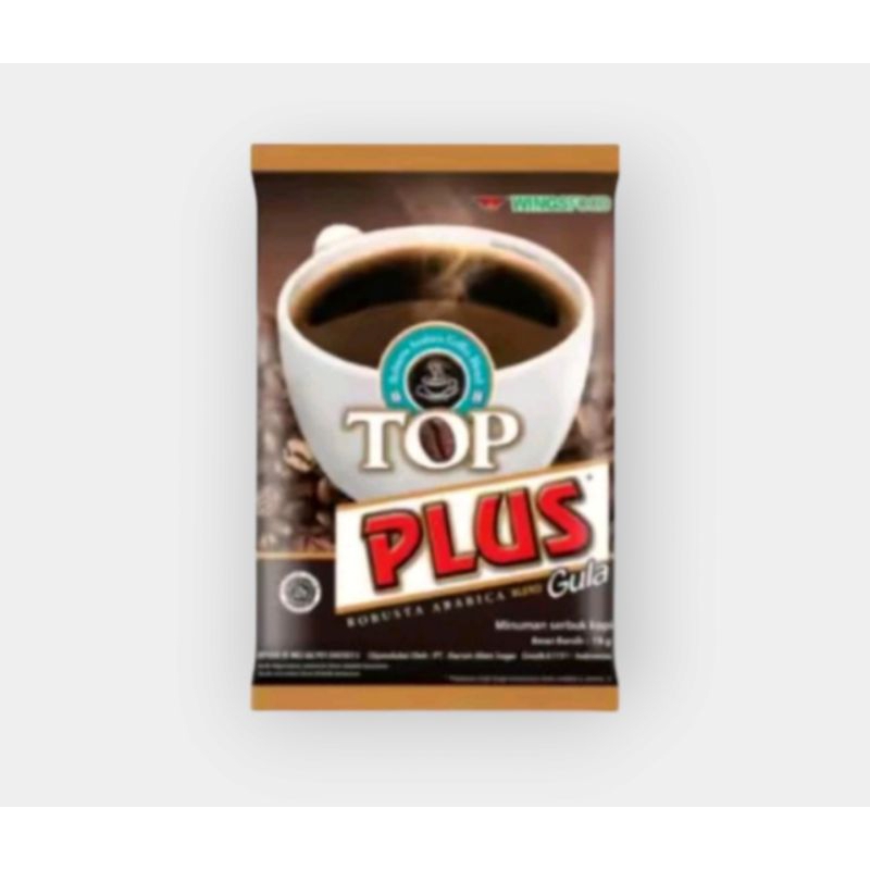 

Top Kopi Plus isi 10 sachet kemasan 18gram (kopi+gula)