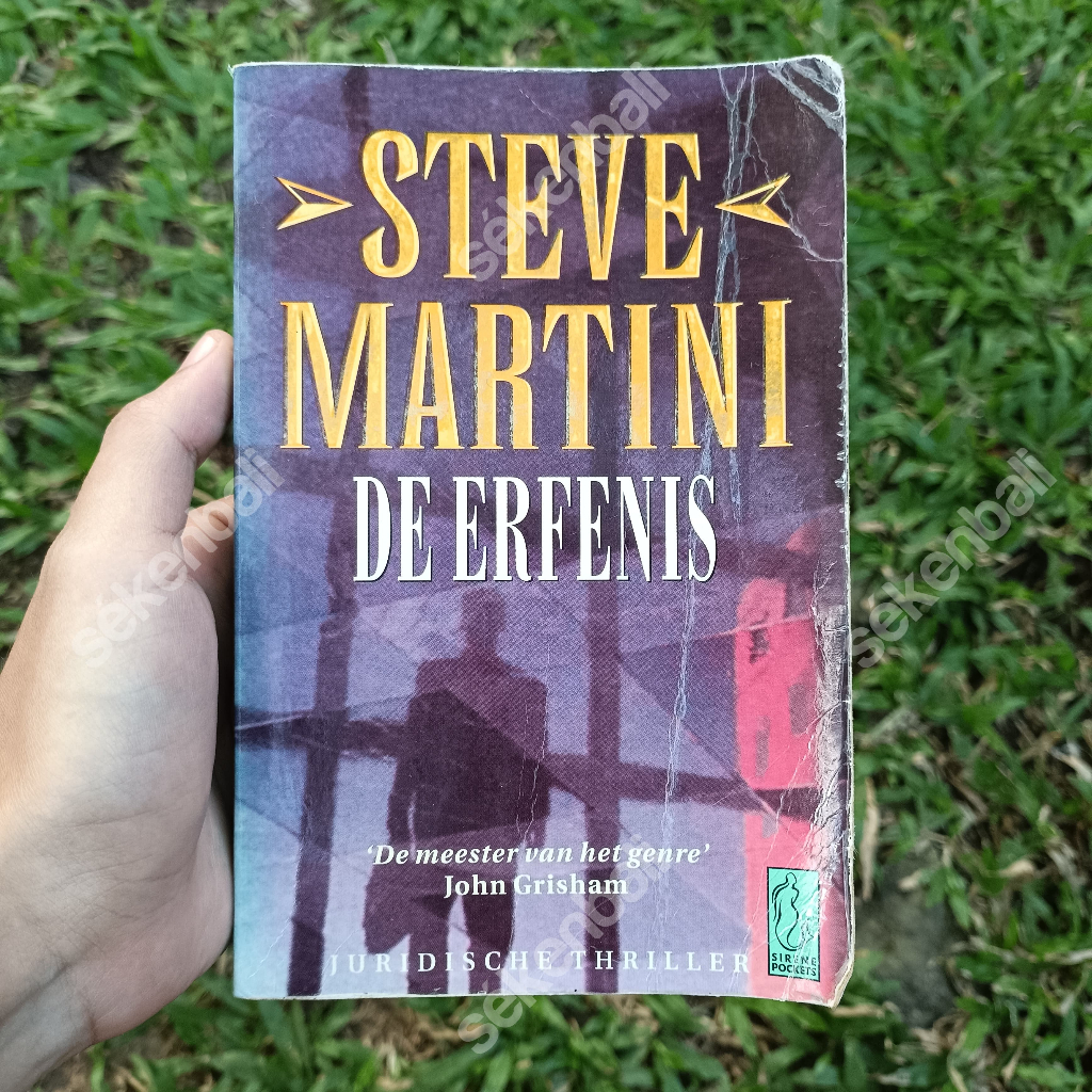 Novel Fiksi Bahasa Belanda De Erfenis by Steve Martini (2000) - Novel Import Bekas - Dutch Novel