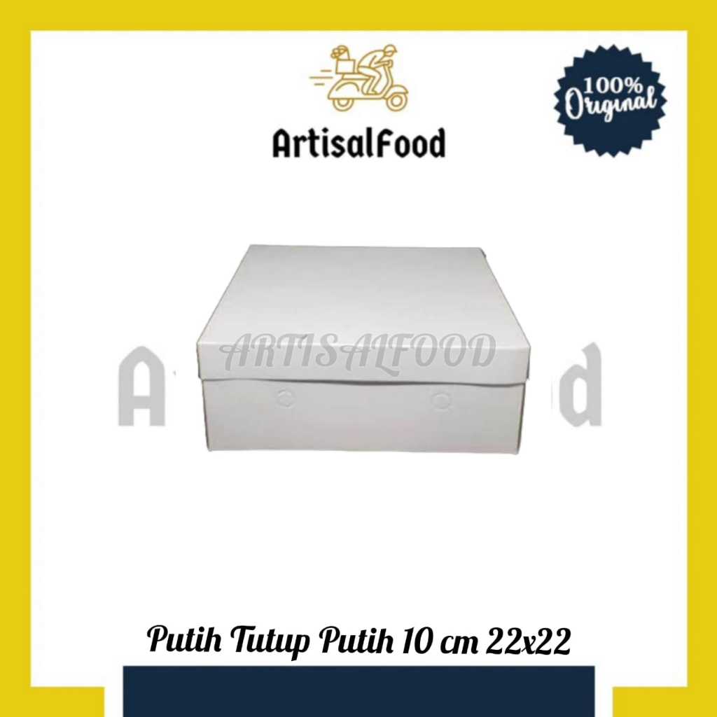 

DUS PUTIH TUTUP PUTIH 10 CM - 10 PCS