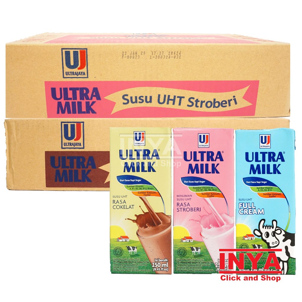 

Ultra Milk Susu UHT Variant BOX - Susu Kemasan - Milk Drink