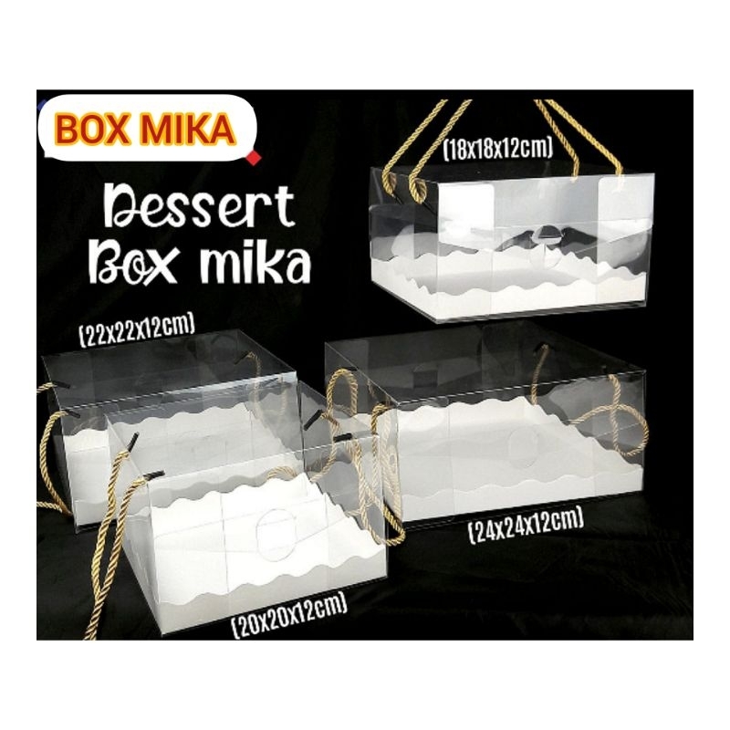 

ISI 3 PCS-BOX MIKA PUDING-KOTAK MIKA TRANSPARAN KUE BOLU-PACKAGING HAMPERS