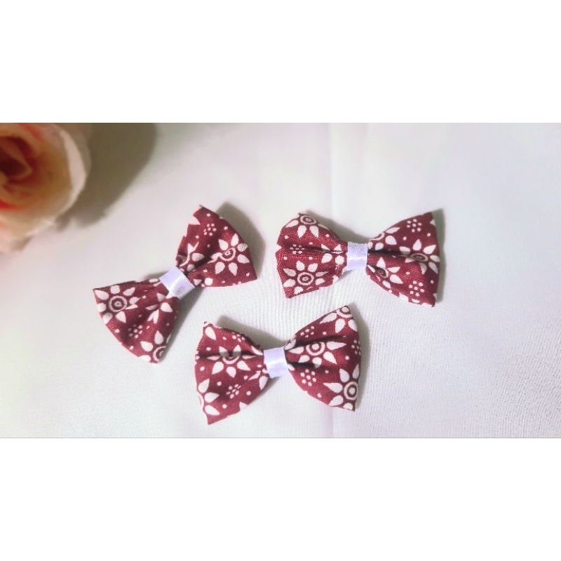 bros pita batik/ bros pita dari kain batik/ bross batik