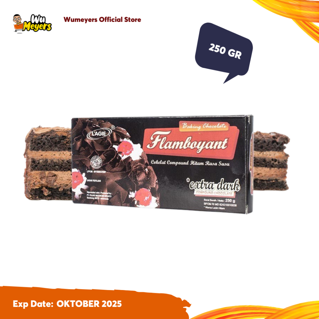 

L'agie Coklat Flamboyant Extra Dark 250 gr