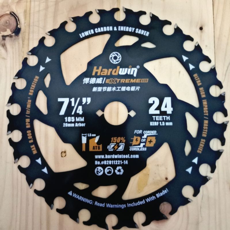 Hardwin Circular blade energy saving mata circular saw 7¼ inch