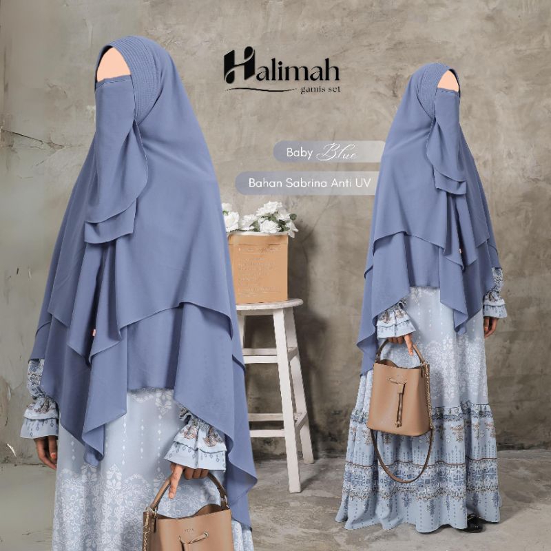 syari terbaru//syari murah//Halimah set