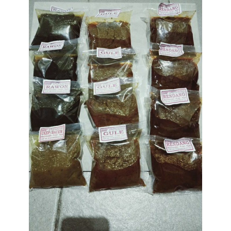 

bumbu mahmudah Tanggulangin kemasan 1/4kg