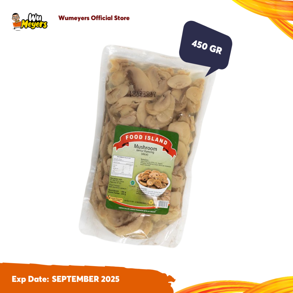 

Pouch Slice Jamur Food Island 450 gr