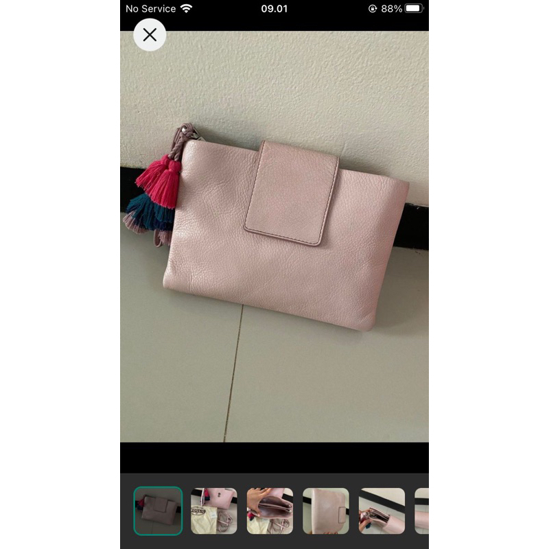 tas pink preloved