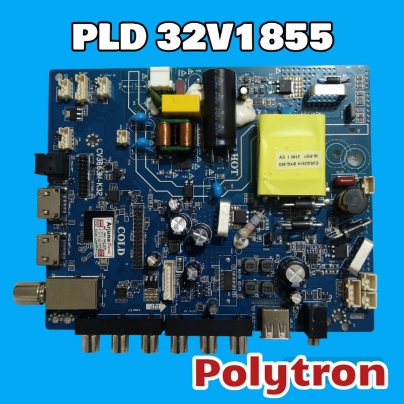 MB Pld 32V1855 Main Board Tv LED Polytron 32V1855
