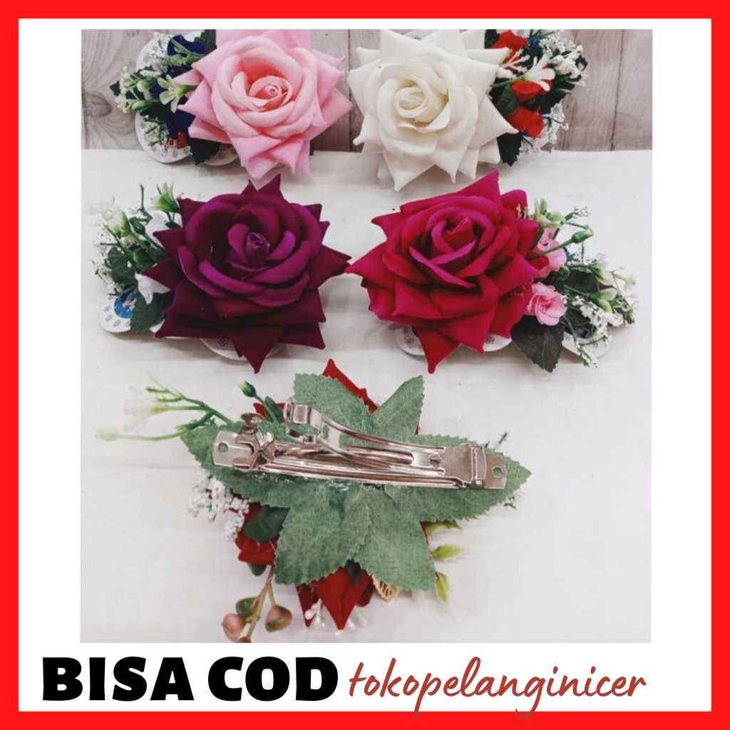Kep Sanggul Hiasan Rambut Hairdo Pesta - Aksesoris pesta bunga hiasan rambut sirkam hairpiece kepala