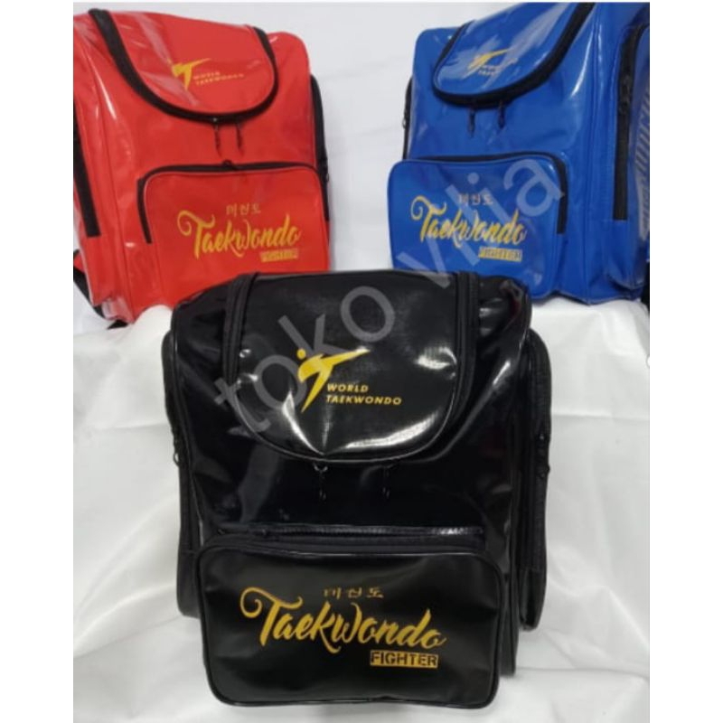 Tas Ransel Taekwondo Bahan Glossy/Tas backpack Taekwondo anti air
