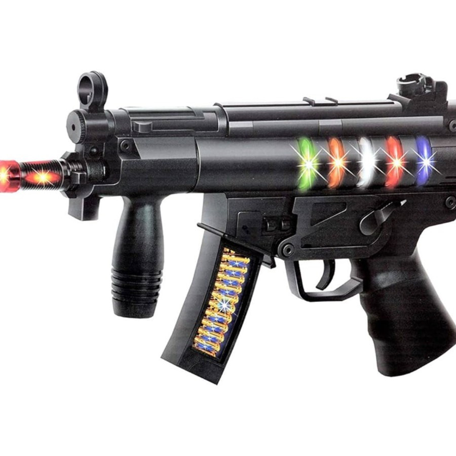 HS - Mainan Anak Pistol A303 Ada Suara Tembakan Bergetar Lampu Warna dan Bagian Depan Maju Mundur