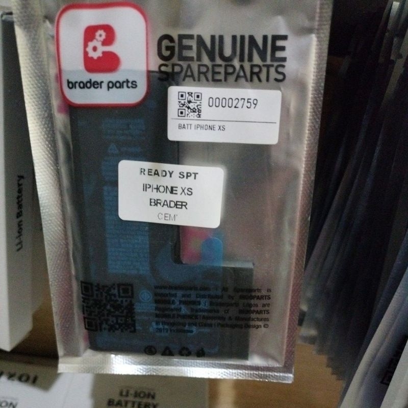 BATTERY BATRE BATERAI IP XS/IP XS